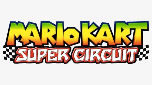 Transparent Mario Kart Logo Png - Mario Kart Super Circuit Logo, Png Download, Transparent PNG