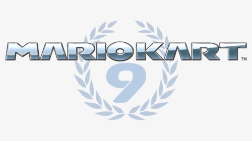 Mario Kart 9 Logo , Png Download - Golden Laurel Wreath Clipart, Transparent Png, Transparent PNG