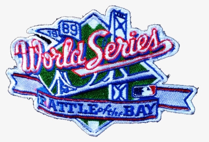 The Official Logo For The 1989 World Series Between - 1989 World Series Png, Transparent Png, Transparent PNG