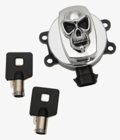 Harley Ignition Switch Cover Skull, HD Png Download, Transparent PNG