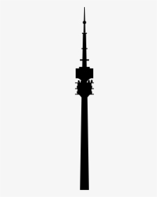 Filekontur Olympiaturm - Silhouette, HD Png Download, Transparent PNG