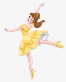 Ballerina Clipart Belle - Disney Princess Ballerina Belle, HD Png Download, Transparent PNG