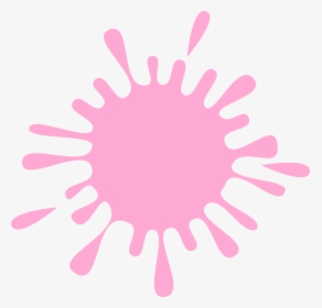 Transparent Paint Speckles Png - Pink Paint Splash Clipart, Png Download, Transparent PNG