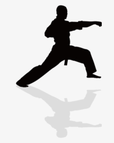 Topper Karate - Kung Fu Silhouette Png, Transparent Png, Transparent PNG