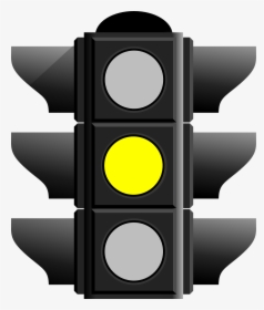 Yellow Traffic Light Vector, HD Png Download, Transparent PNG