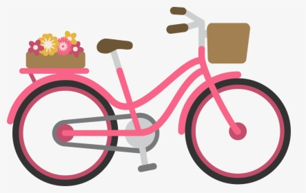 Cycle Vector Pink Bike - Pink Bike Clipart, HD Png Download, Transparent PNG