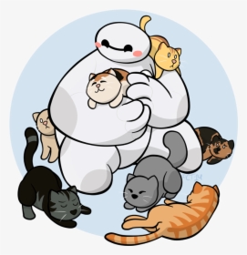 44 Images About Big Hero 6 On We Heart It - Baymax Cat, HD Png Download, Transparent PNG