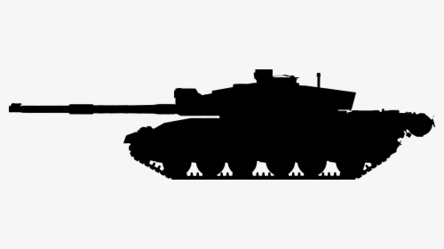 Cr2 Nontes S-b - Challenger 2 Tank Silhouette, HD Png Download, Transparent PNG