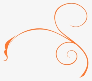 Line Designs Swirls Png - Background Orange Swirl Png, Transparent Png, Transparent PNG