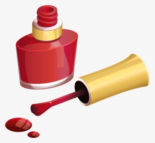 Best Free Nail Polish Red Bottle Png Image - Nail Polish Clipart Png, Transparent Png, Transparent PNG