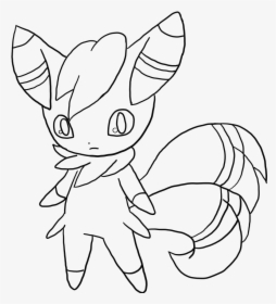 Pokemon Meowstic Coloring Pages 5 By Monica , Png Download - Pokemon Meowstic Coloring Pages, Transparent Png, Transparent PNG