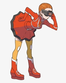 Transparent Squirtle Squad Glasses Png - Pokemon Team Flare Aliana, Png Download, Transparent PNG
