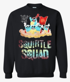 Squirtle Squad Shirt G180 Gildan Crewneck Pullover - Squirtle Squad Shirt, HD Png Download, Transparent PNG