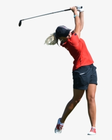 Woman Play Golf Png Image - Woman Playing Golf Png, Transparent Png, Transparent PNG
