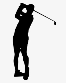Golfer Silhouette No Background, HD Png Download, Transparent PNG