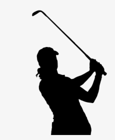 Transparent Golfer Silhouette Png - Golfer Silhouette Transparent, Png Download, Transparent PNG
