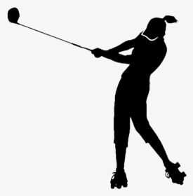 Hrd Golf Lady - Clip Art Lady Golfer, HD Png Download, Transparent PNG