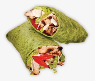 Chicken Caesar - Chicken Wrap With Italian Dressing, HD Png Download, Transparent PNG