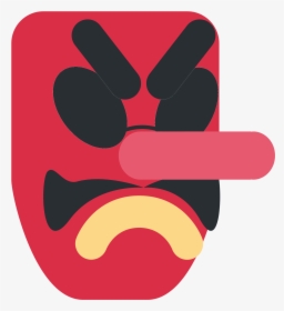 Japanese Goblin Emoji Twitter, HD Png Download, Transparent PNG