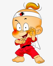 Karate Baby Cartoon, HD Png Download, Transparent PNG