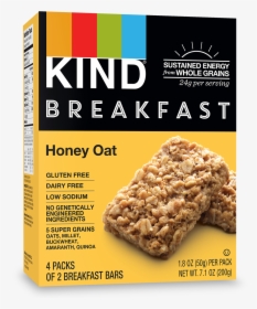Kind Honey Oat Breakfast Bar, HD Png Download, Transparent PNG