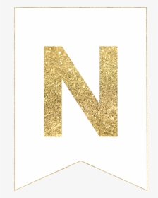 Gold Free Printable Banner Letters, HD Png Download, Transparent PNG