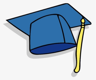 Blue Graduation Cap Icon, HD Png Download, Transparent PNG