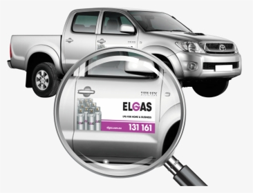 Large Car Door Magnets - Centre Bearing Toyota Hilux 2009, HD Png Download, Transparent PNG