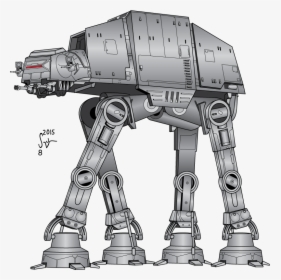Empire Strikes Back - Star Wars At At Walker Cartoon, HD Png Download, Transparent PNG