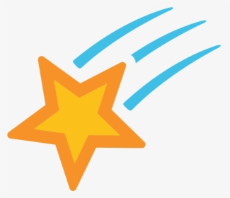 Transparent Sparkles Emoji Png - Android Shooting Star Emoji, Png Download, Transparent PNG