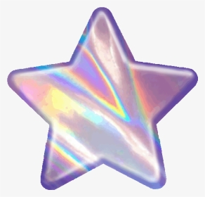 Transparent Iridescent Png - Holographic Star Png, Png Download, Transparent PNG