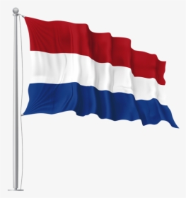 Netherlands Waving Flag Png Image - Italy Flag Waving Png, Transparent Png, Transparent PNG