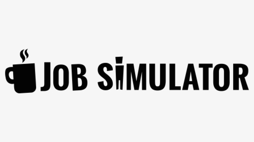 Job Simulator Black Logo Lockup - Job Simulator Logo Png, Transparent Png, Transparent PNG
