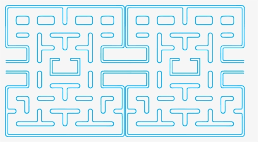 Maze Clipart Pacman - Pacman Png Transparent Maze, Png Download, Transparent PNG