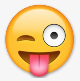 Emoji Smiley Drawing Emoticon - Sticking Tongue Emoji, HD Png Download, Transparent PNG