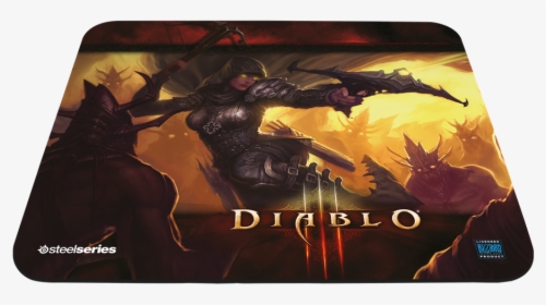 Qck Diablo3 Demon Hunter Edition - Steelseries Qck Diablo 3 Mousepad, HD Png Download, Transparent PNG