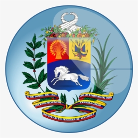 Escudo De La Republica Bolivariana De Venezuela - Venezuela Coat Of Arms Vector, HD Png Download, Transparent PNG