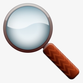 Clip Art Collection Of Free Detection - Magnifying Glass To Color, HD Png Download, Transparent PNG