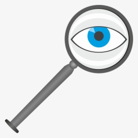 Magnifying Glass, Eye, Lens, See, Larger View, Optics - Magnifying Glass With Eye Png, Transparent Png, Transparent PNG