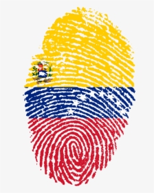 Transparent Bandera De Usa Png - Venezuela Fingerprint, Png Download, Transparent PNG