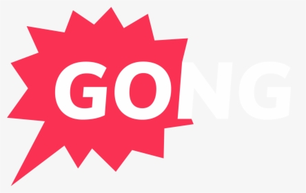 Gong White Logo Png, Transparent Png, Transparent PNG