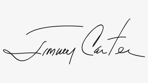 Jimmy Carter In Cursive, HD Png Download, Transparent PNG
