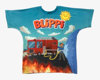 Picture 1 Of - Blippi Fire Truck Shirt, HD Png Download, Transparent PNG