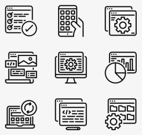 Web Development - Review Vector Icon Png, Transparent Png, Transparent PNG