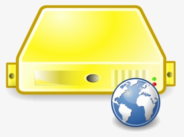 Server Web Yellow - Icon, HD Png Download, Transparent PNG