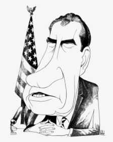 Famous Leaders Png Transparent Images - Richard Nixon Caricature, Png Download, Transparent PNG