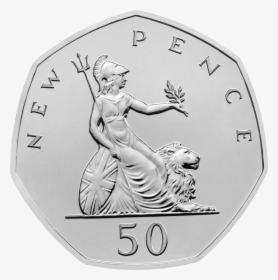 50p Fifty Pence Coin, HD Png Download, Transparent PNG