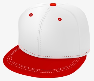 Red And White Cap Png Clipart - Baseball Cap, Transparent Png, Transparent PNG