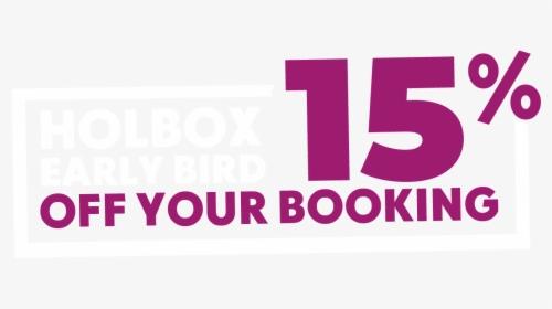 Holbox Early Bird 20% Off Your Booking - Graphic Design, HD Png Download, Transparent PNG