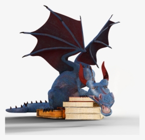 Dragon-3276238 1920 - Dragon And Books, HD Png Download, Transparent PNG